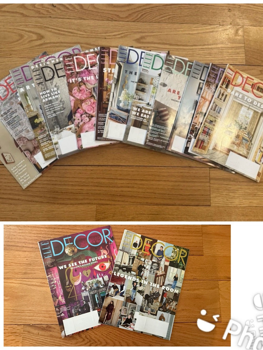 ELLE DECOR Magazine - November 2024 - Summer 2026 - Lot of 14 - Like New